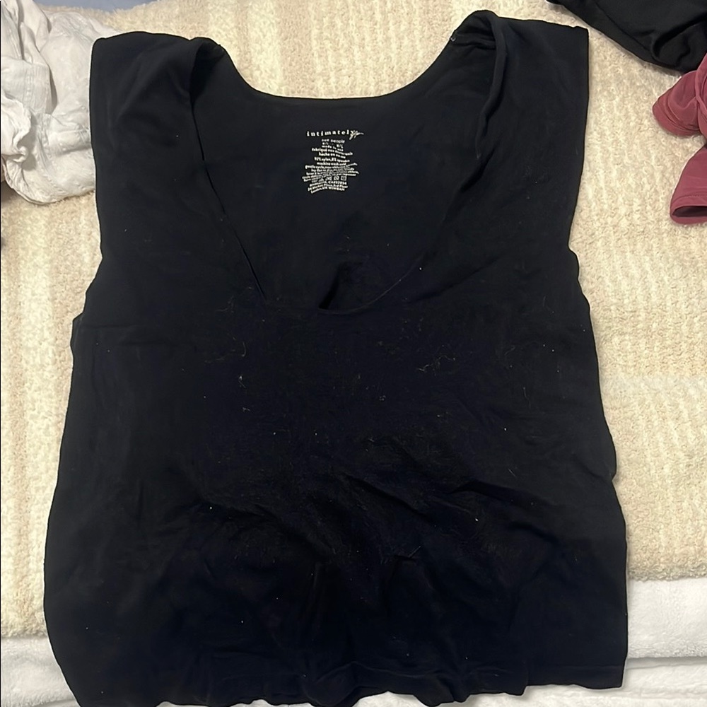 Free people Women's Black swoop neck tank